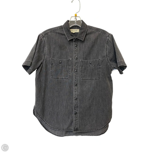 Top Short Sleeve By Madewell In Black, Size: Xs