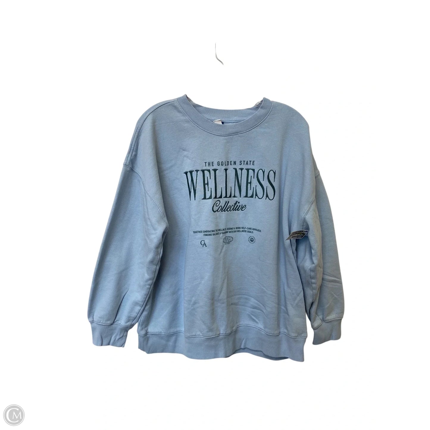 Sweatshirt Crewneck By Old Navy In Blue, Size: M