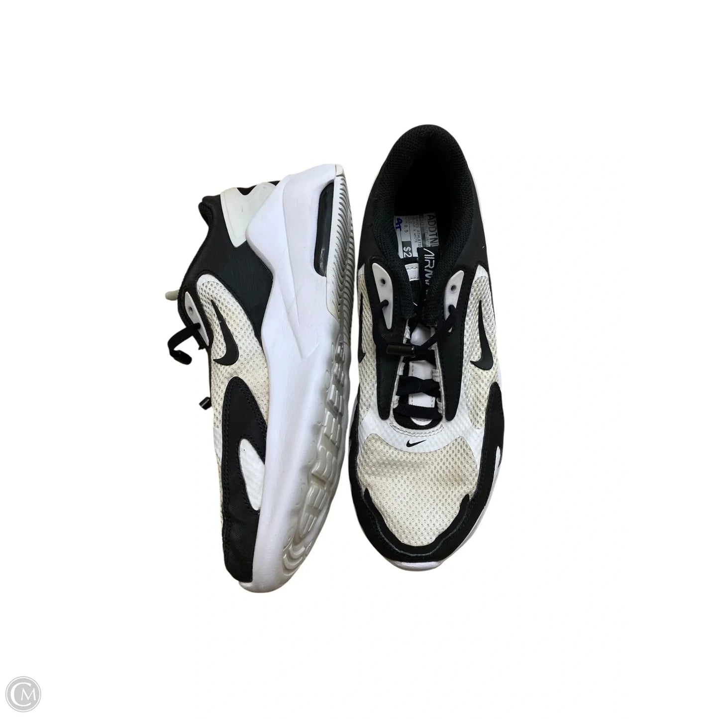 Shoes Athletic By Nike In Black & White, Size: 9.5