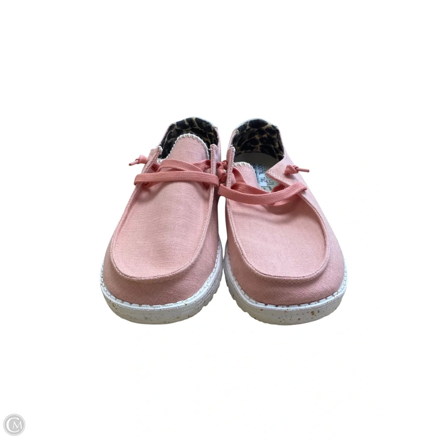 Shoes Flats By Hey Dude In Pink, Size: 8