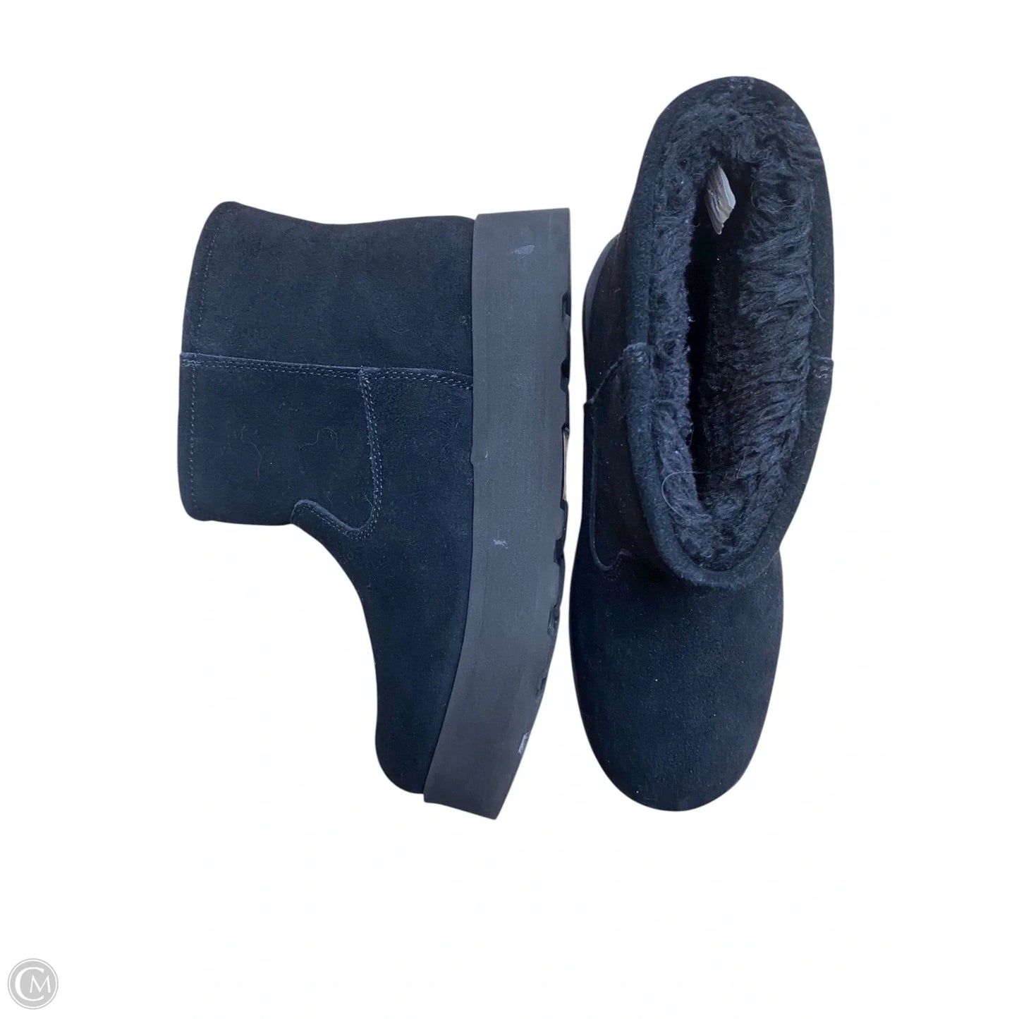 Boots Ankle Flats By Time And Tru In Black, Size: 7