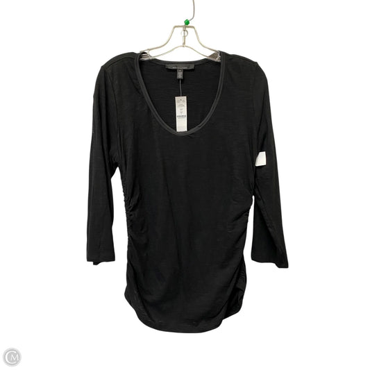 Top Long Sleeve By White House Black Market In Black, Size: L