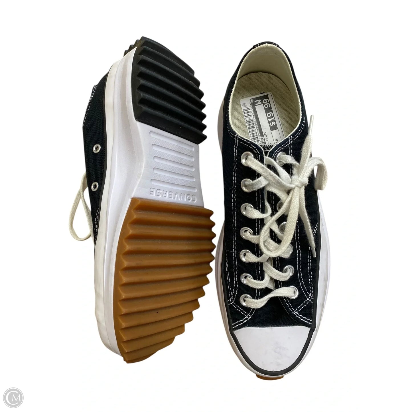 Shoes Flats By Converse In Black, Size: 10