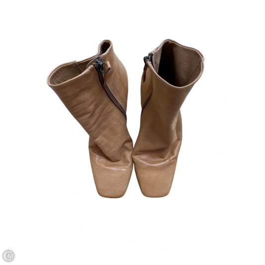 Boots Ankle Heels By Free People In Brown, Size: 7