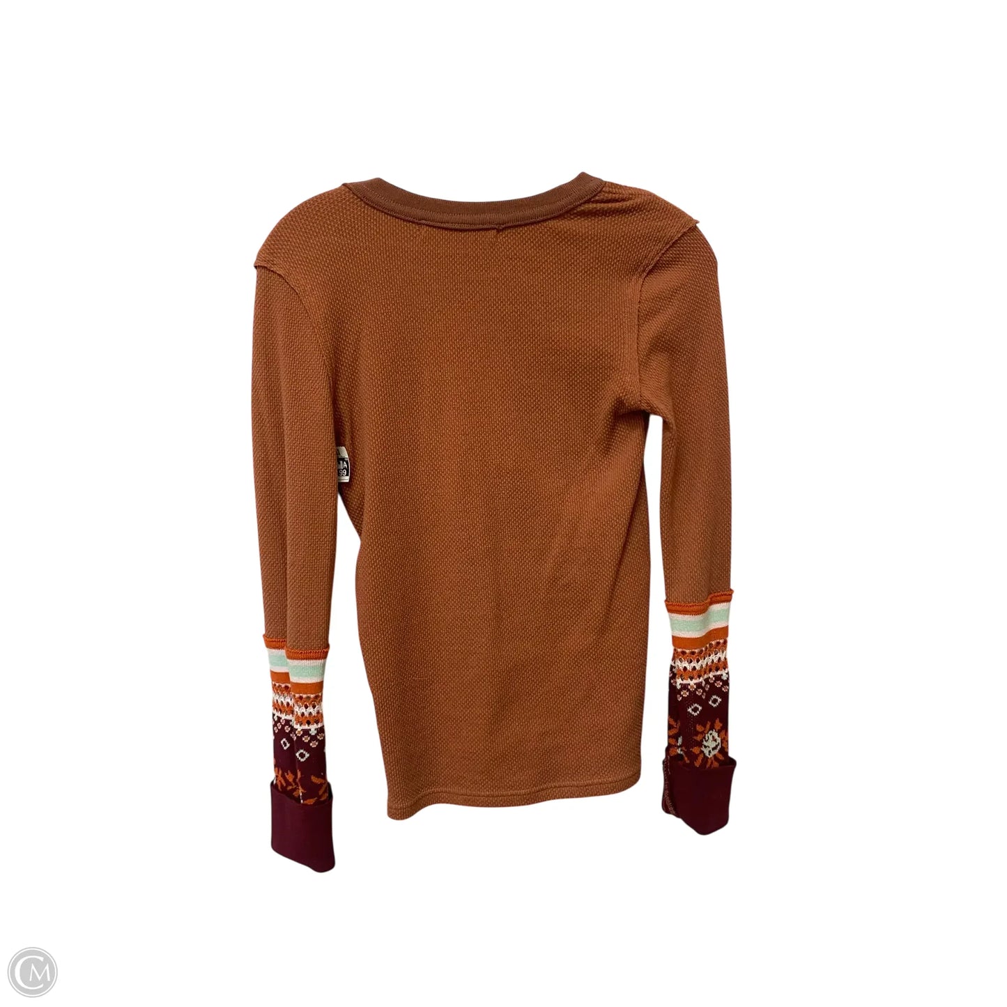 Top Long Sleeve By We The Free In Brown, Size: Xs