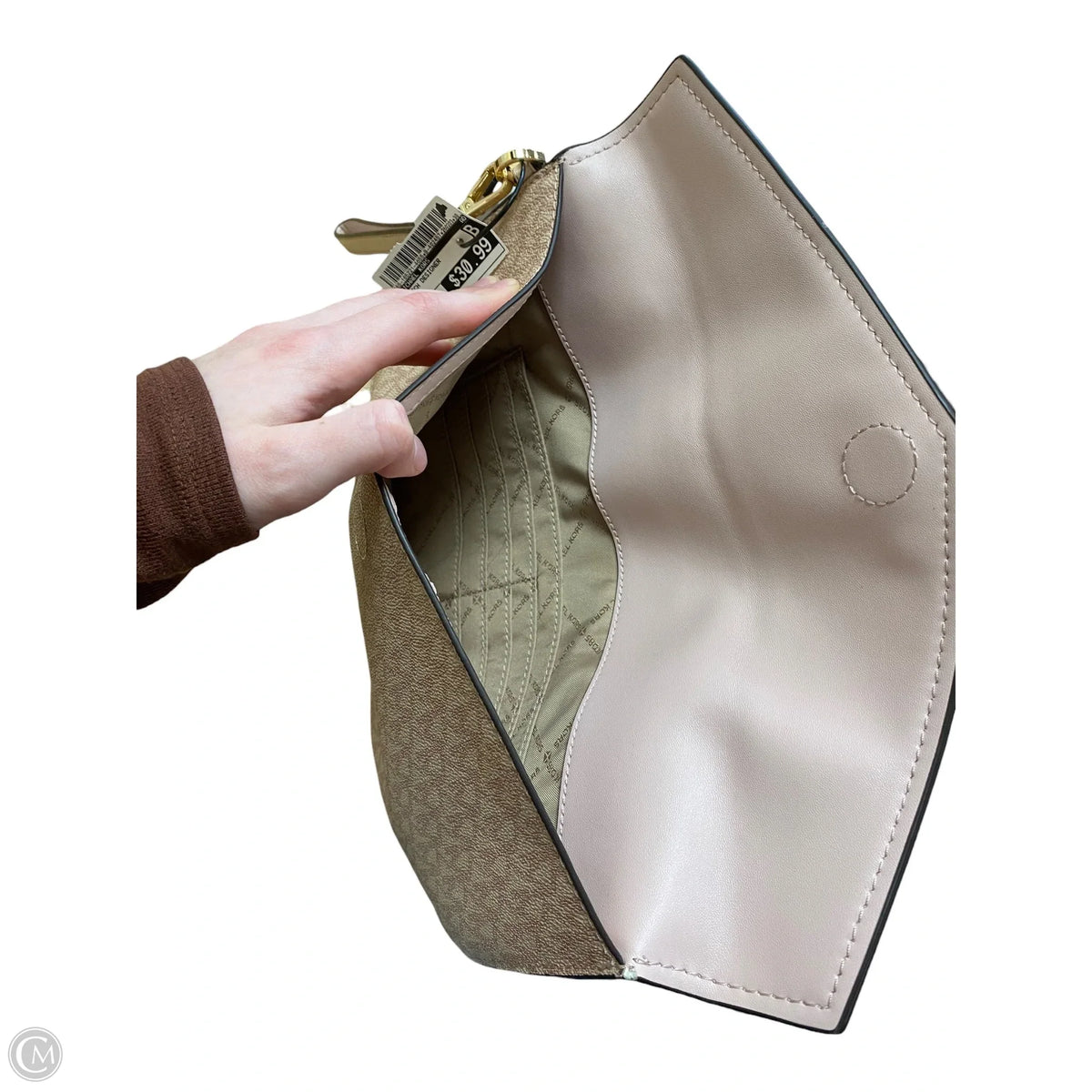 Clutch Designer By Michael Kors, Size: Large