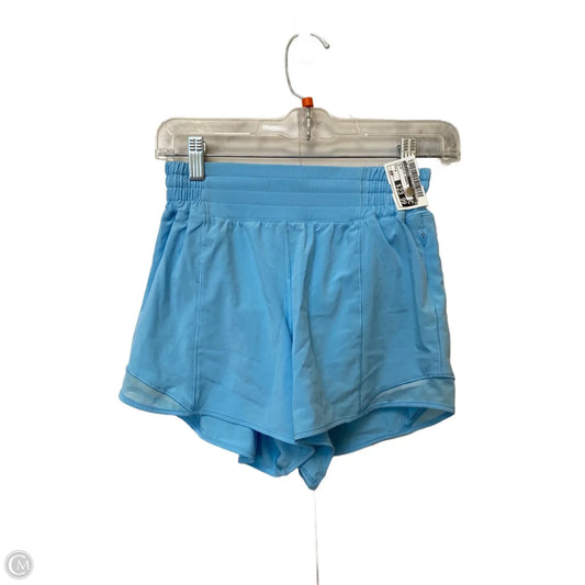 Athletic Shorts By Lululemon In Blue, Size: 4