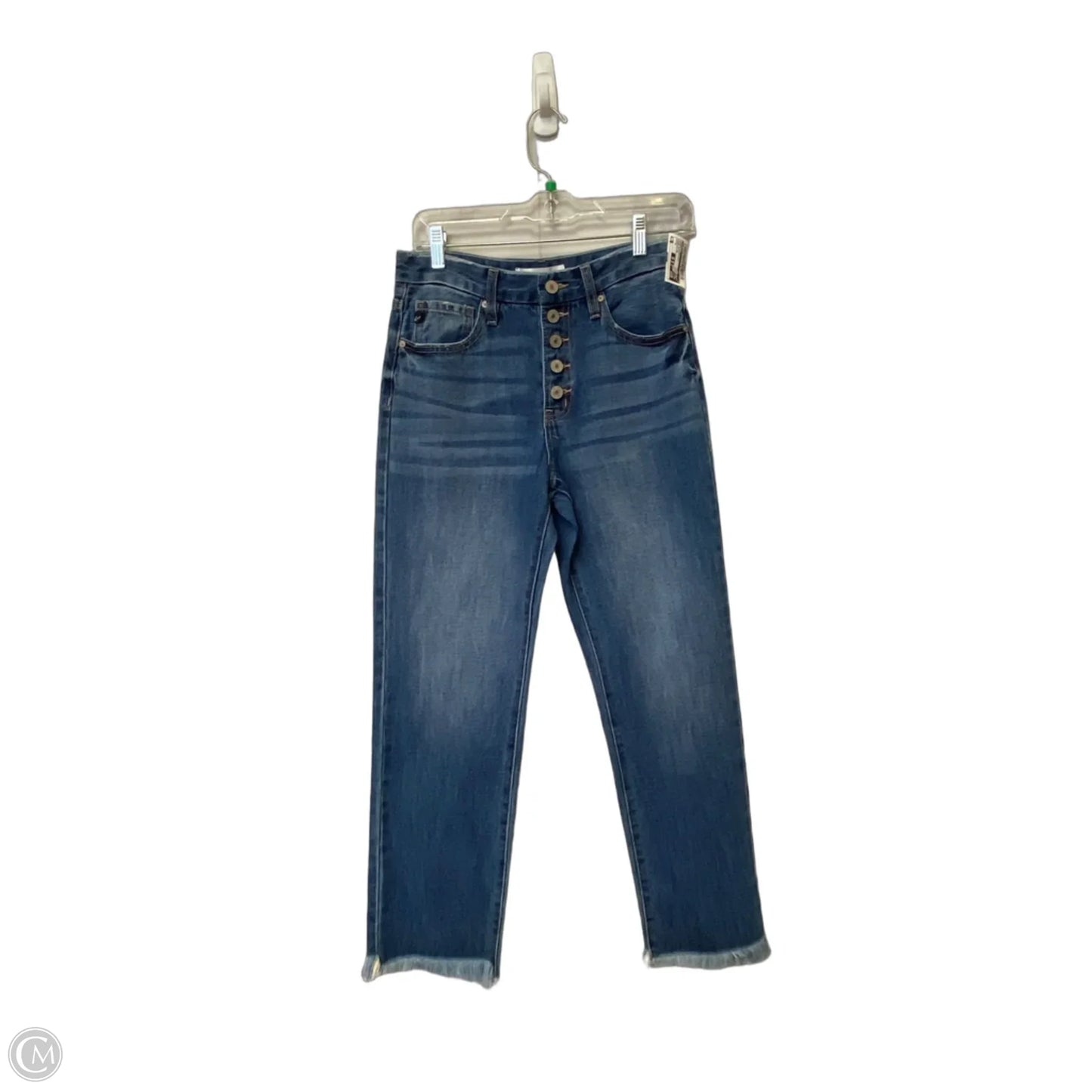 Jeans Straight By Kancan In Blue Denim, Size: 2