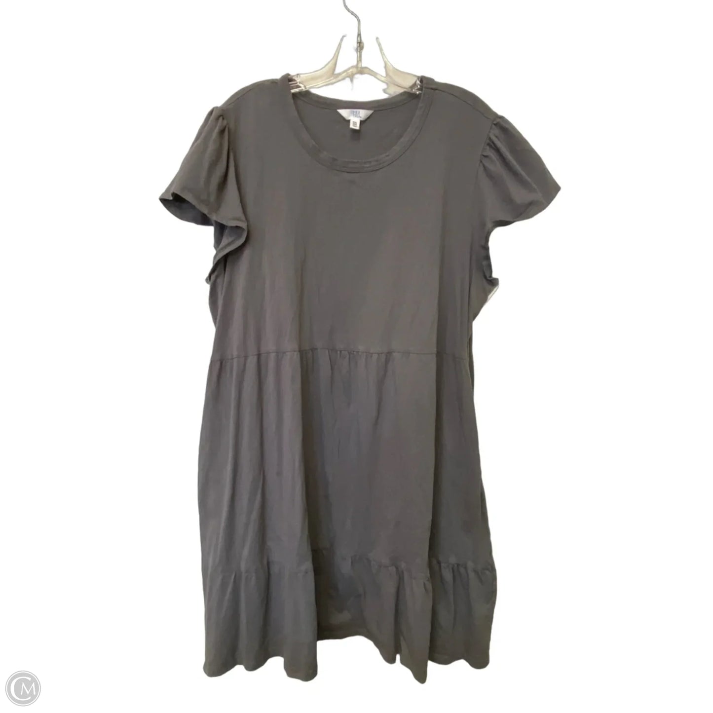 Dress Casual Short By Time And Tru In Grey, Size: Xxl