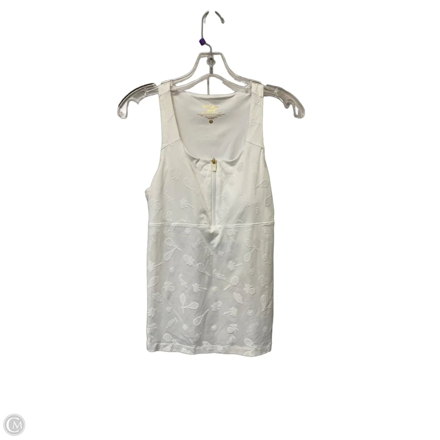 Tank Top Designer By Lilly Pulitzer In White, Size: S