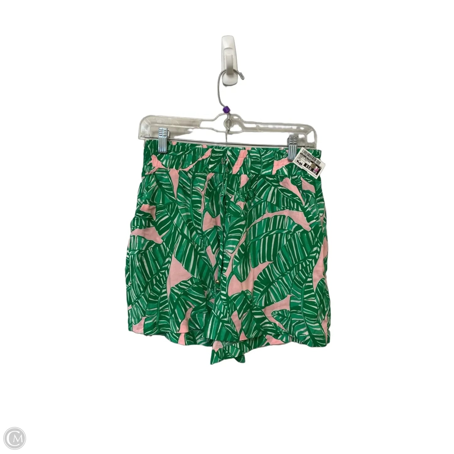 Shorts Designer By Lilly Pulitzer In Green & Pink, Size: S