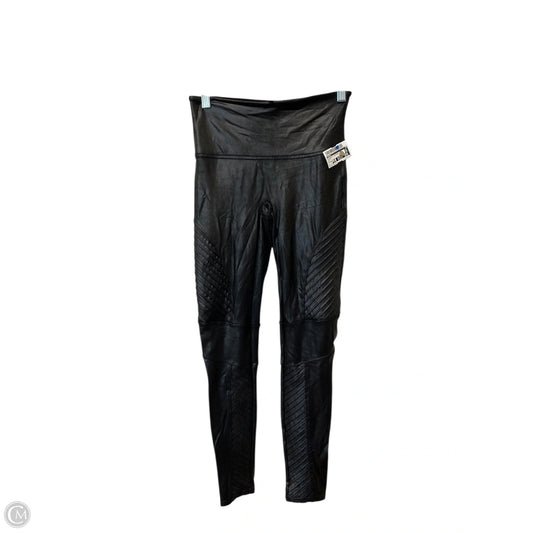 Athletic Leggings By Spanx In Black, Size: M