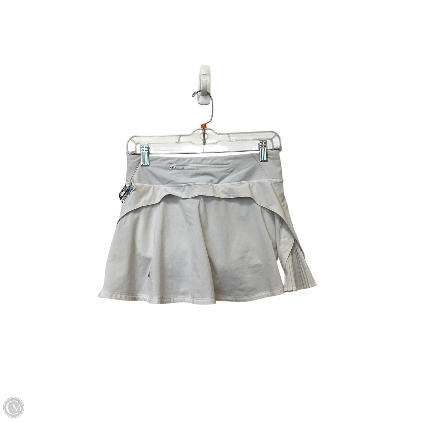 Athletic Skort By Lululemon In White, Size: 4