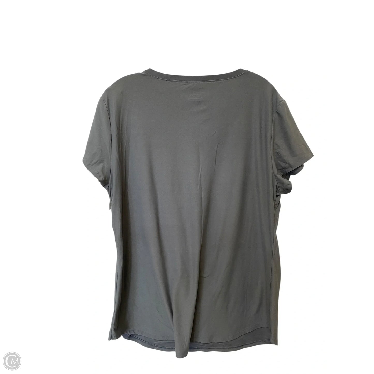 Top Short Sleeve Basic By No Boundaries In Grey, Size: Xxl