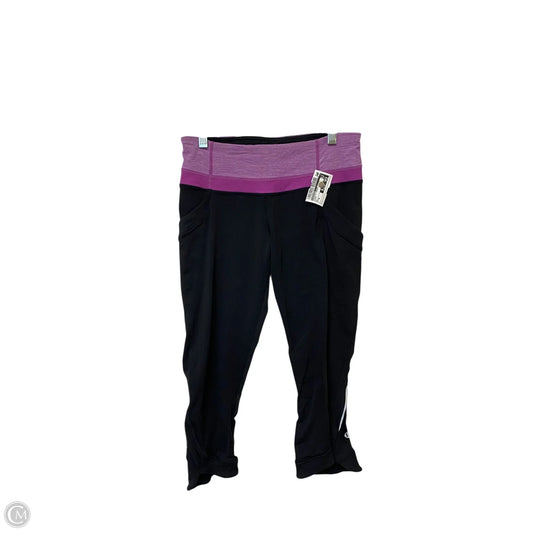 Athletic Capris By Lululemon In Black, Size: 6