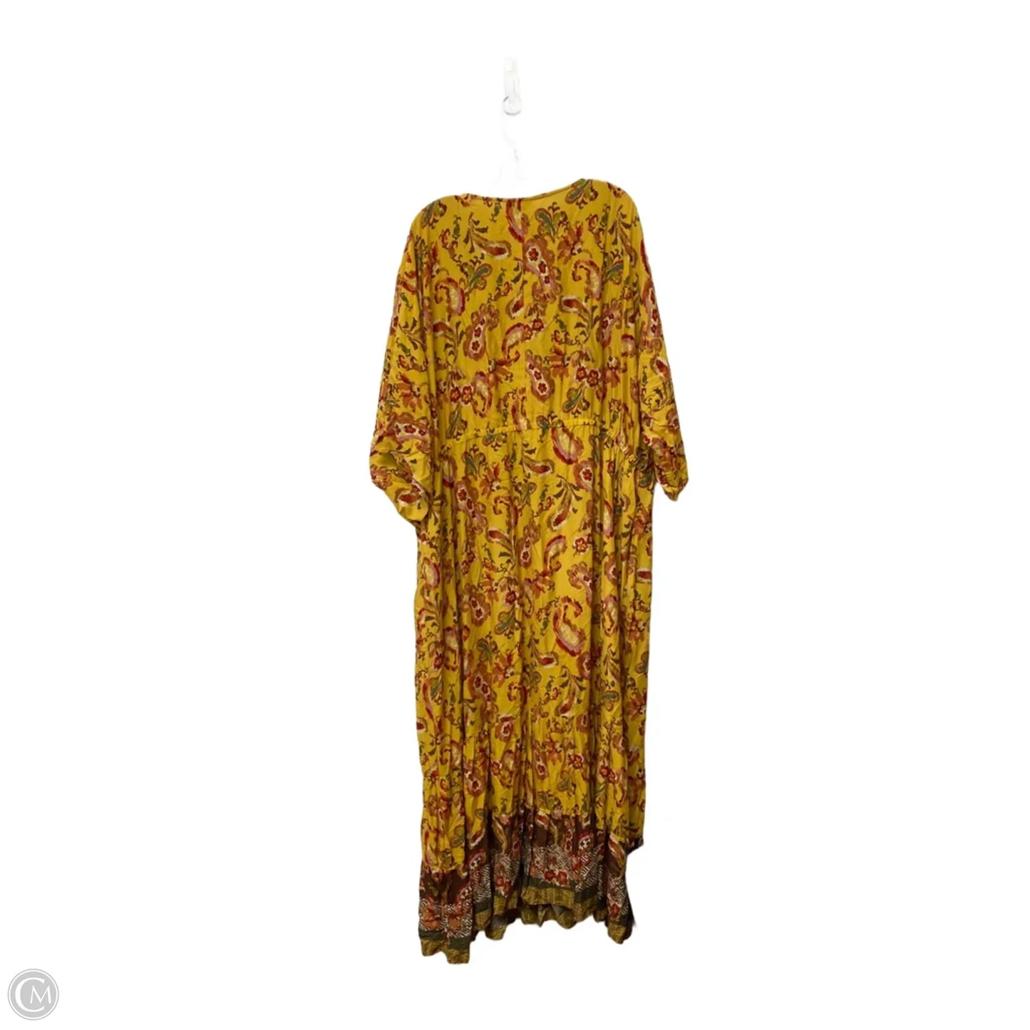 Dress Casual Maxi By Cato In Yellow, Size: 26
