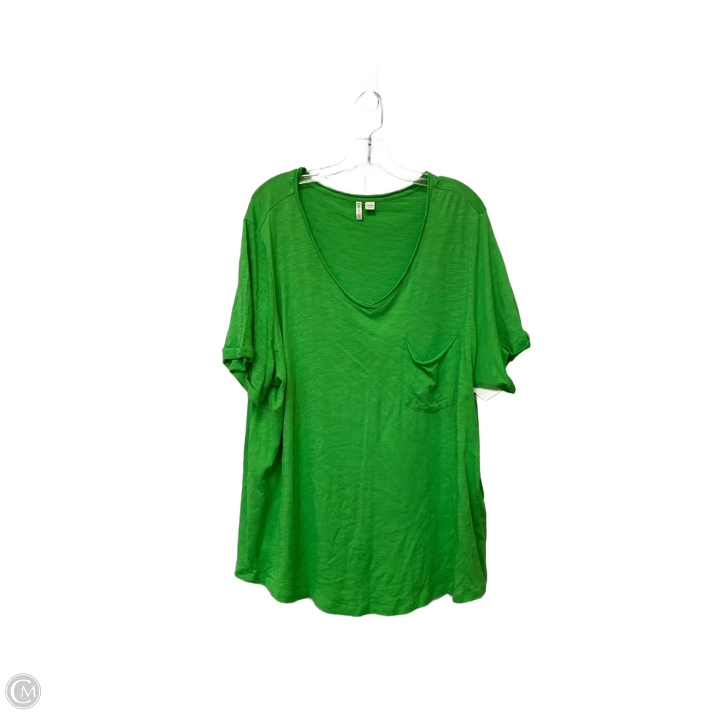Top Short Sleeve Basic By Cato In Green, Size: 22