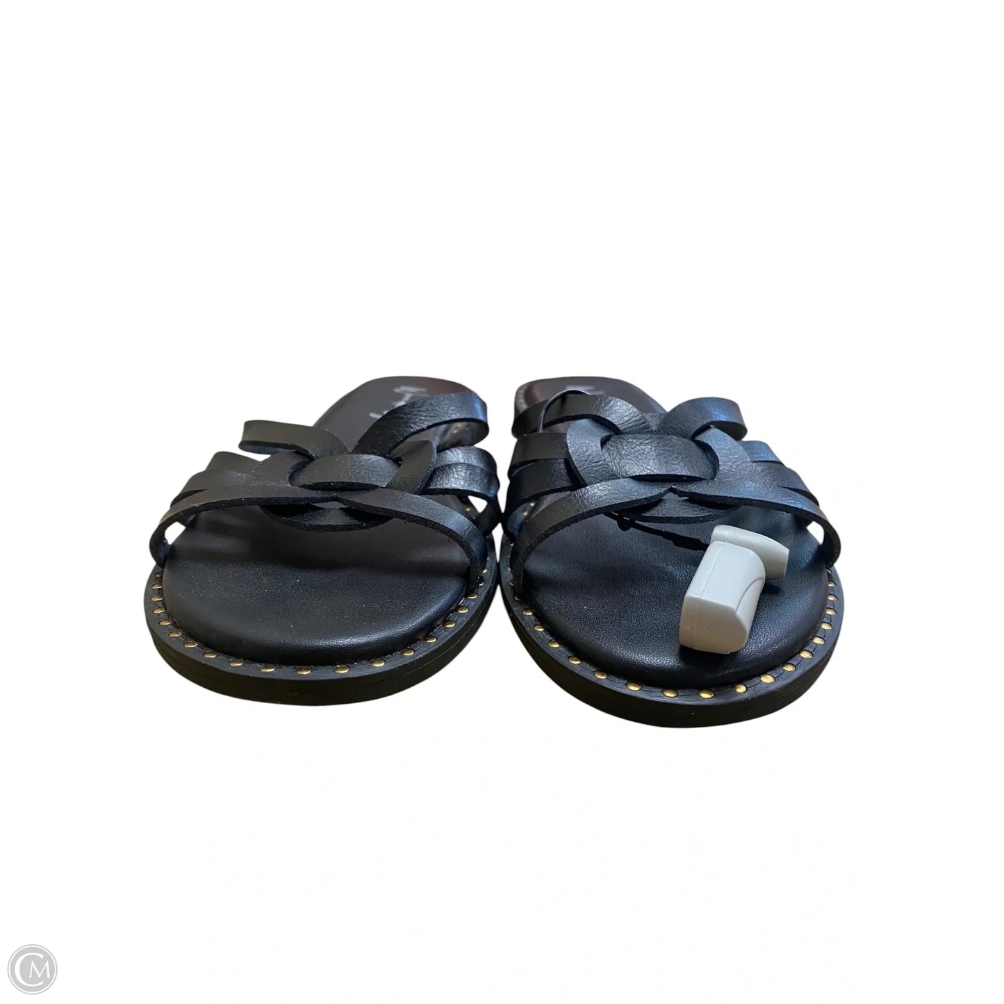 Sandals Flats By Wonderly In Black, Size: 8
