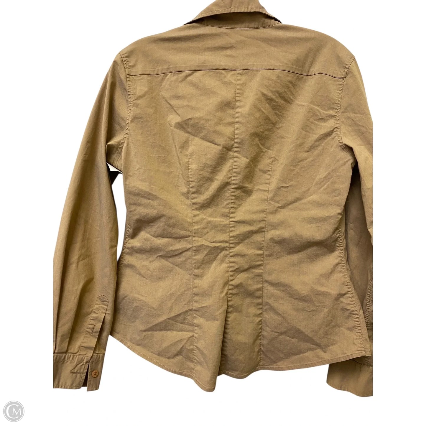 Top Long Sleeve Basic By New York And Co In Brown, Size: M