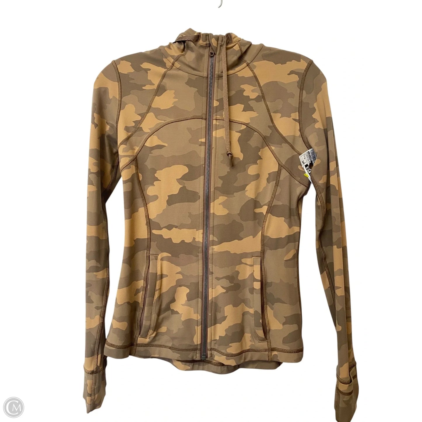 Athletic Jacket By Lululemon In Camouflage Print, Size: 6