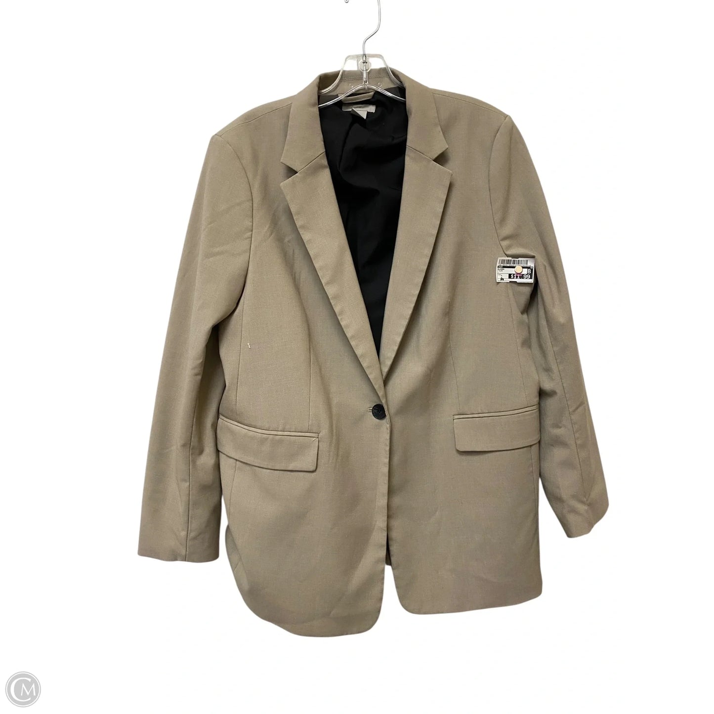Blazer By H&m In Taupe, Size: L