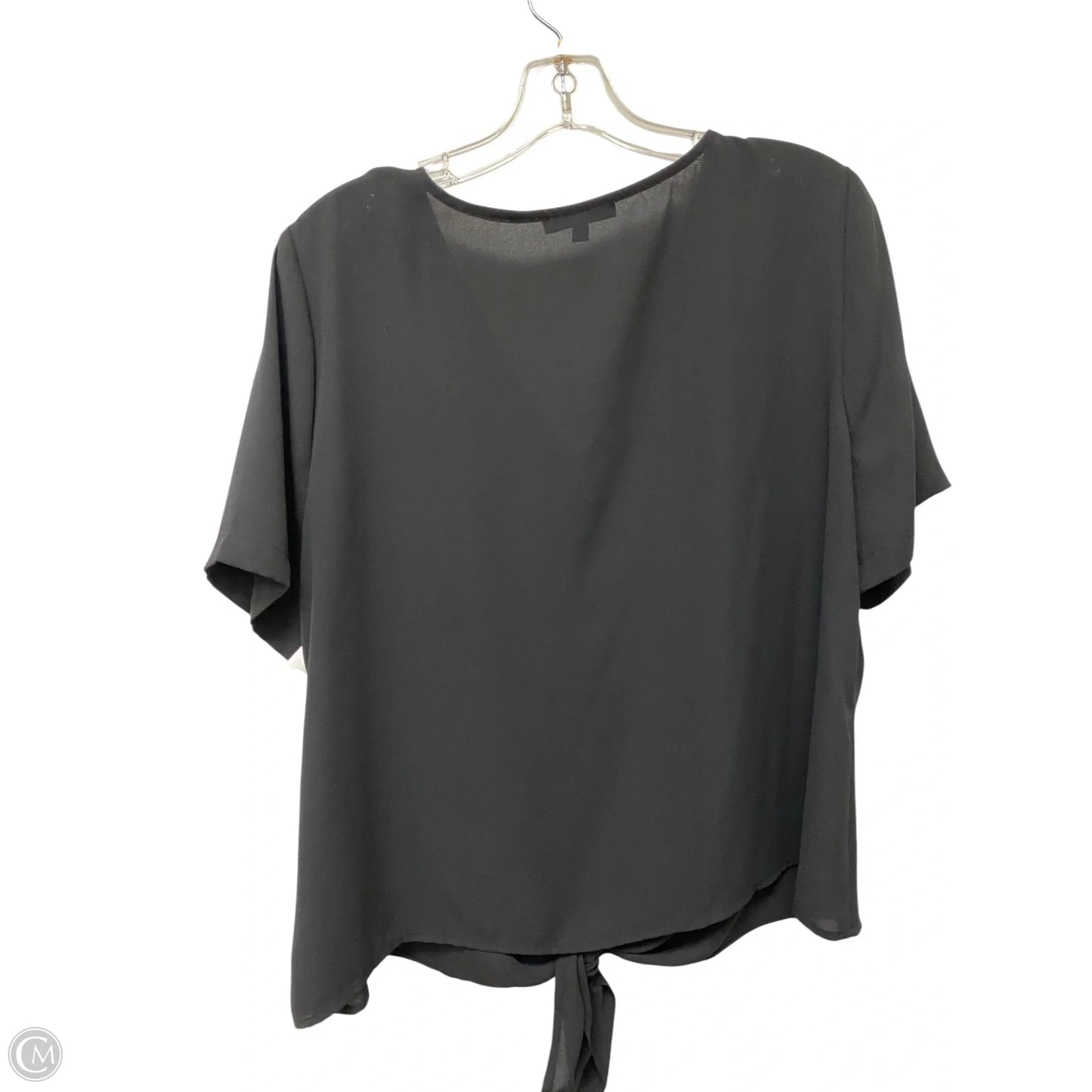 Top Short Sleeve Basic By Madewell In Black, Size: L