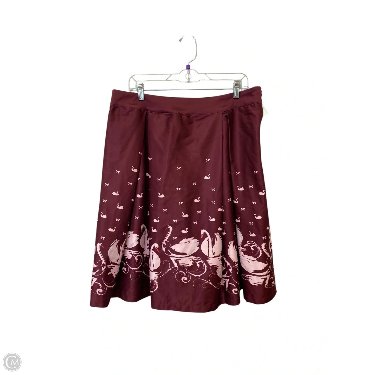 Skirt Midi By Cme In Red, Size: 16