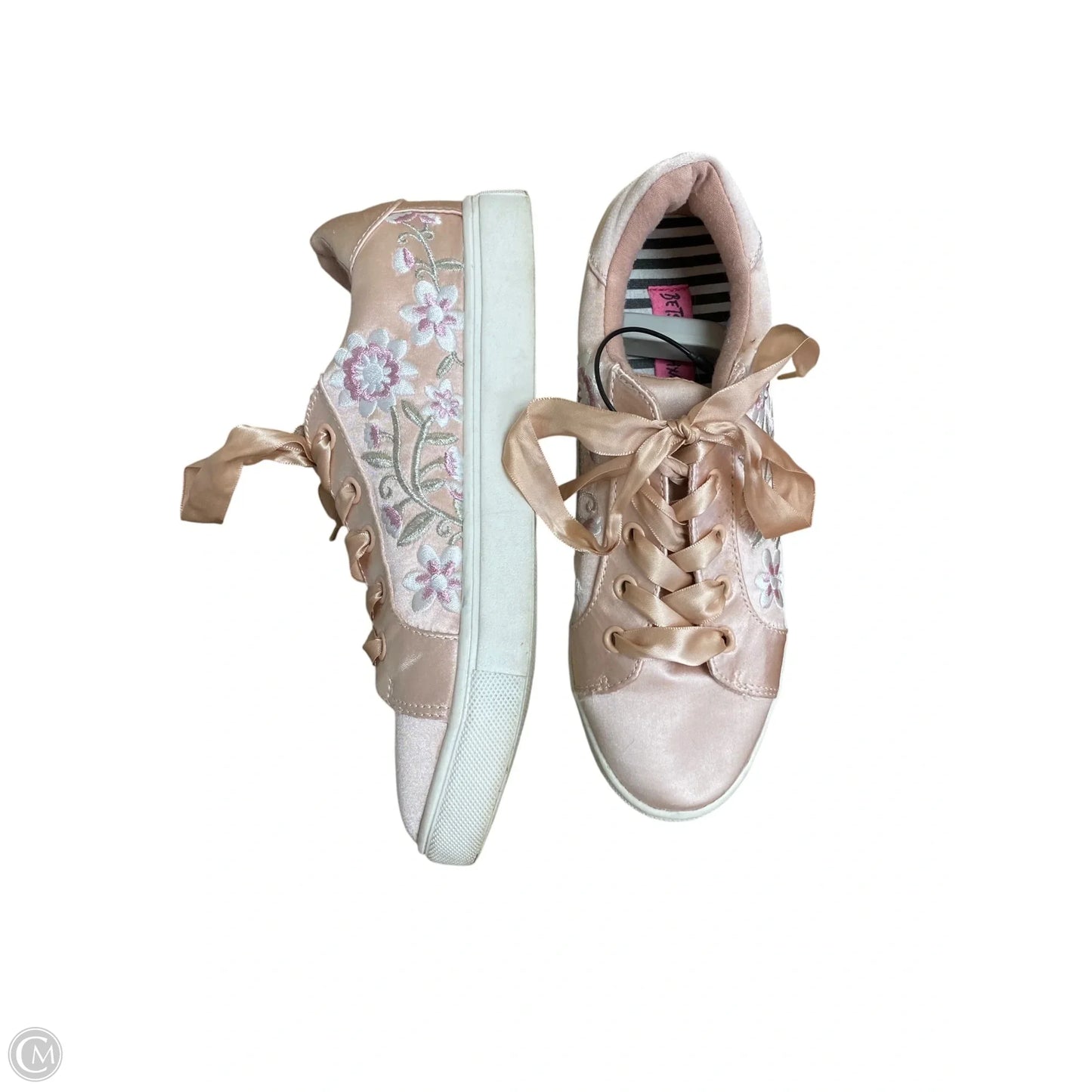 Shoes Sneakers By Betsey Johnson In Pink, Size: 6.5