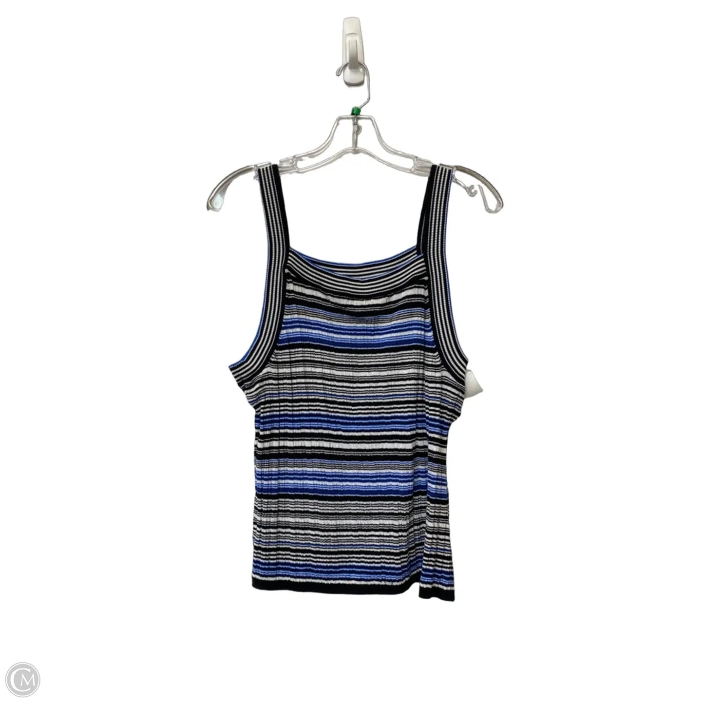 Top Sleeveless By White House Black Market In Striped Pattern, Size: L