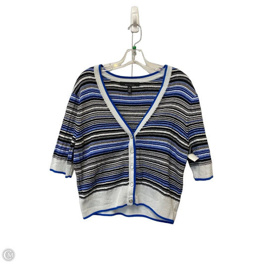 Top Short Sleeve By White House Black Market In Striped Pattern, Size: Xl