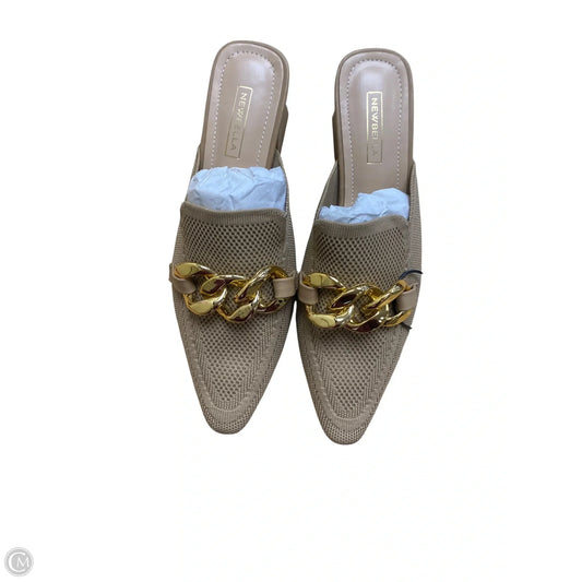 Shoes Heels Block By Cmb In Brown, Size: 6.5