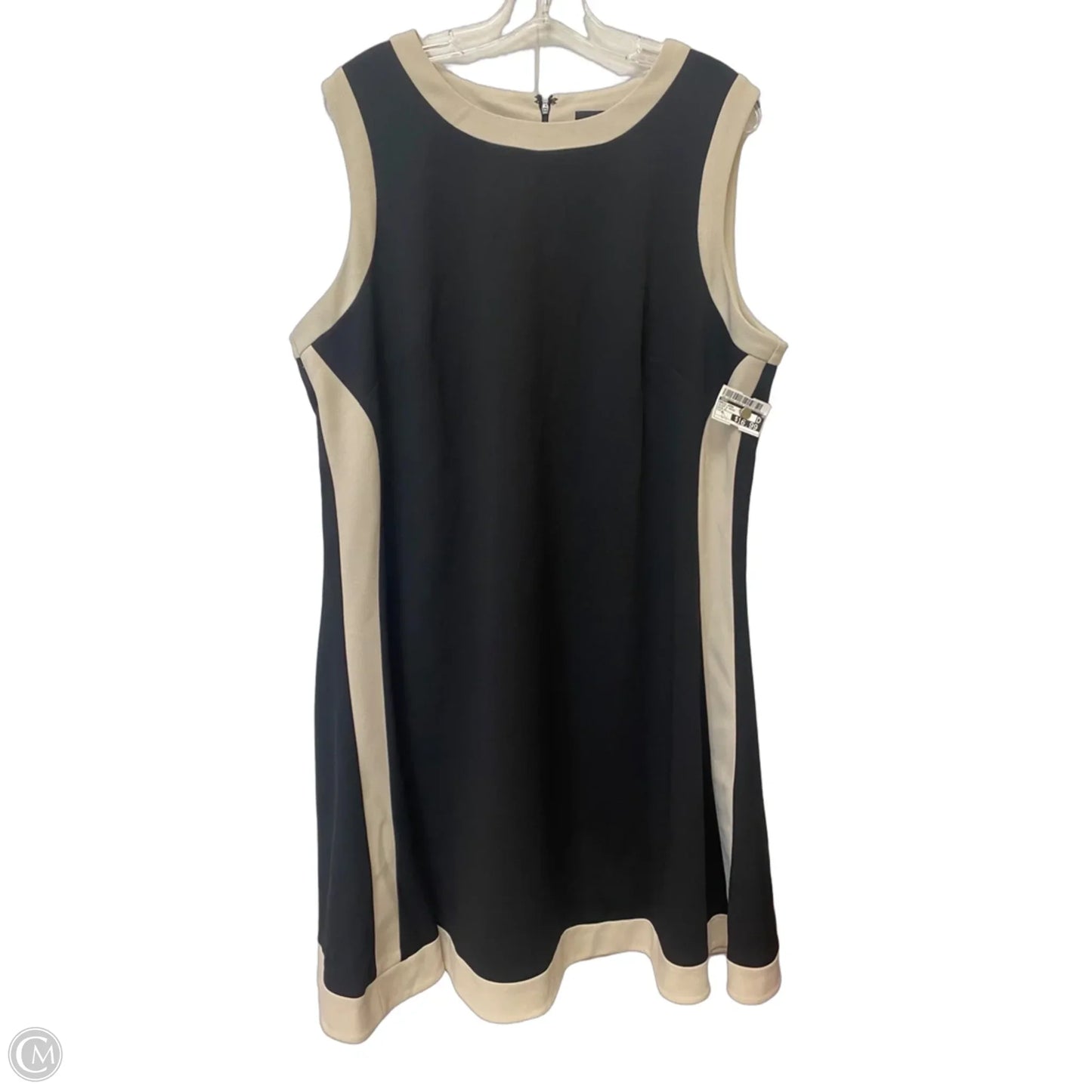 Dress Work By Dkny In Black & Brown, Size: Xl