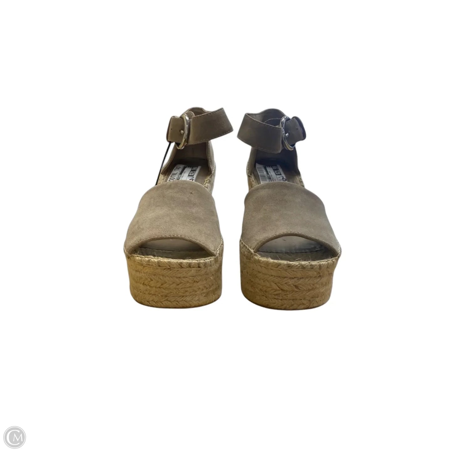 Sandals Heels Wedge By Marc Fisher In Brown, Size: 8