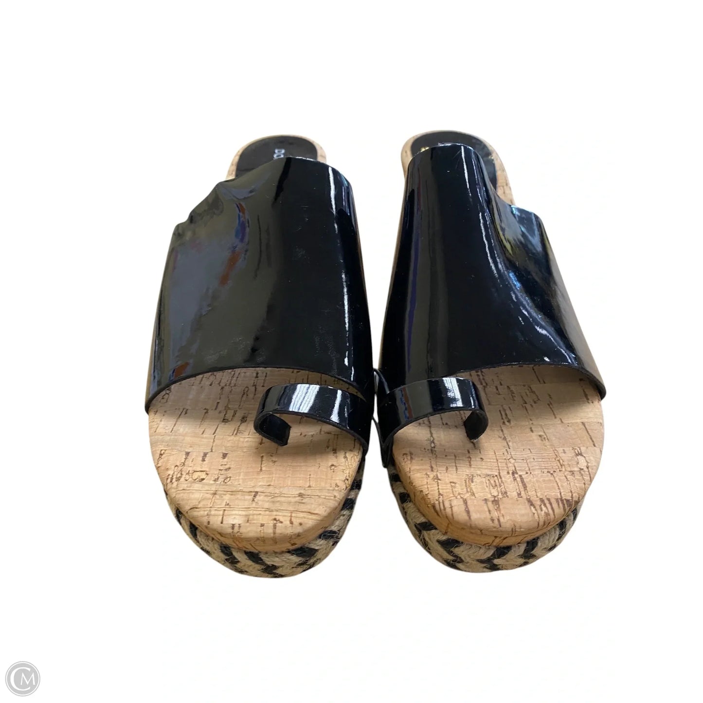 Sandals Heels Wedge By Donald Pliner In Black, Size: 9