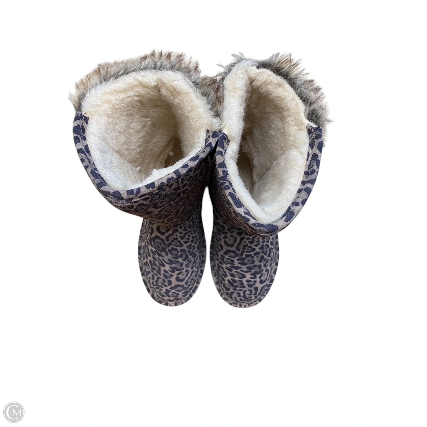 Boots Mid-calf Flats By Bearpaw In Animal Print, Size: 10