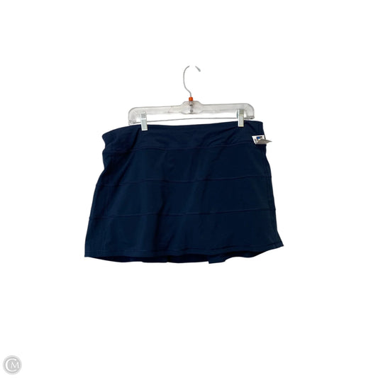 Athletic Skirt By Lululemon In Navy, Size: 12