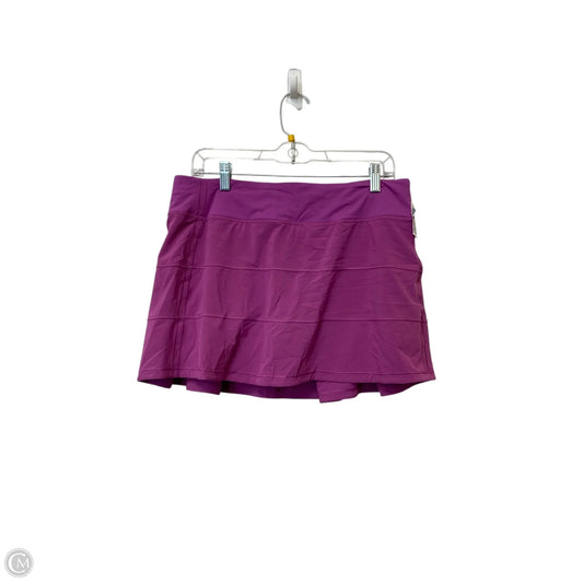 Athletic Skirt By Lululemon In Pink, Size: 10