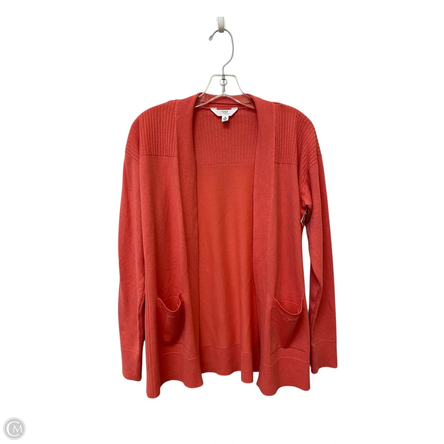 Cardigan By Time And Tru In Pink, Size: S
