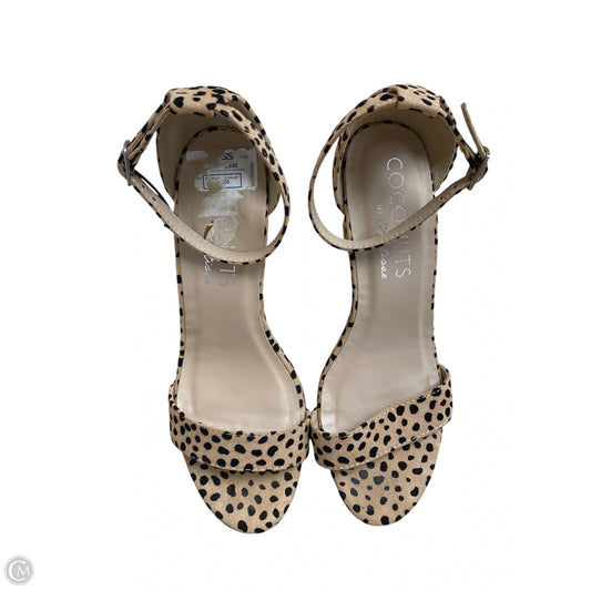 Shoes Heels Block By Coconuts In Animal Print, Size: 8
