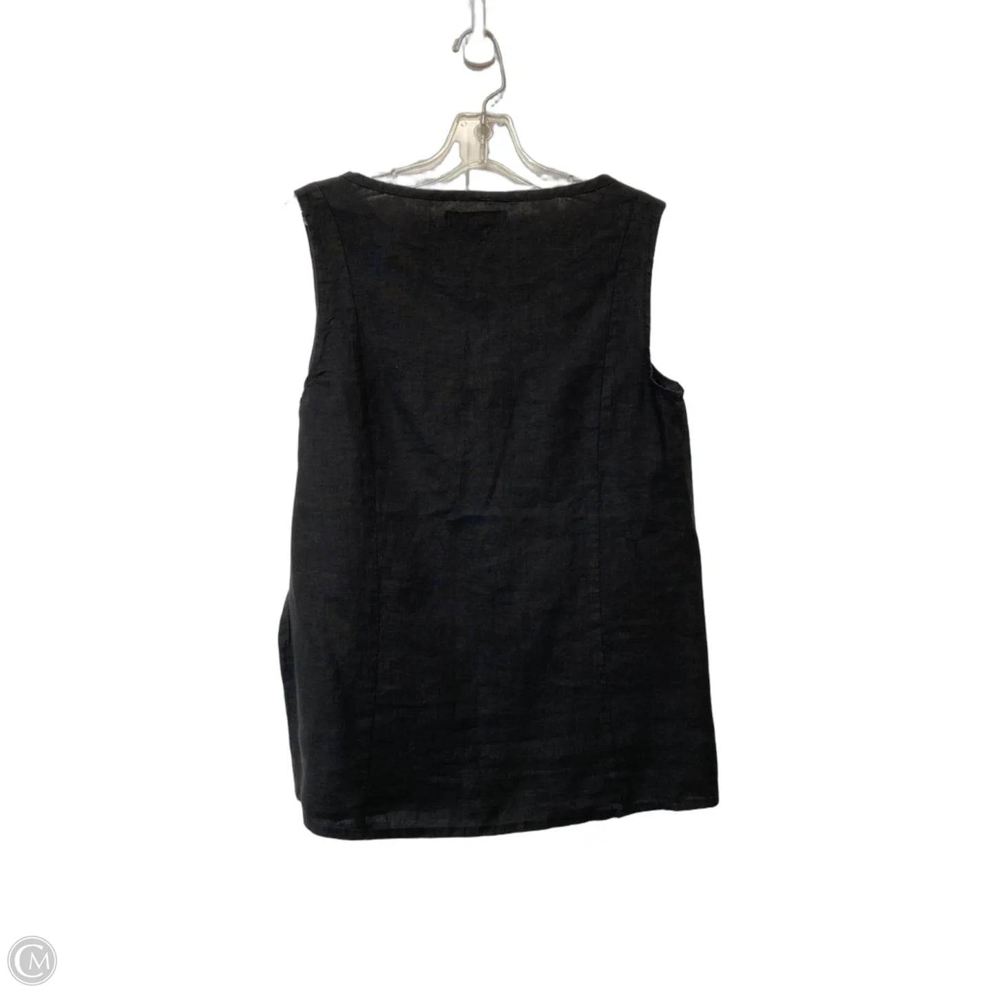 Top Sleeveless By Flax In Black, Size: Mp