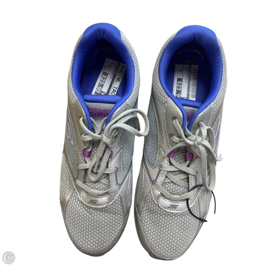 Shoes Athletic By Skechers In Grey, Size: 10