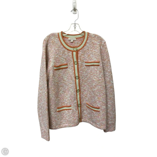 Cardigan By J. Crew In Pink, Size: Xl