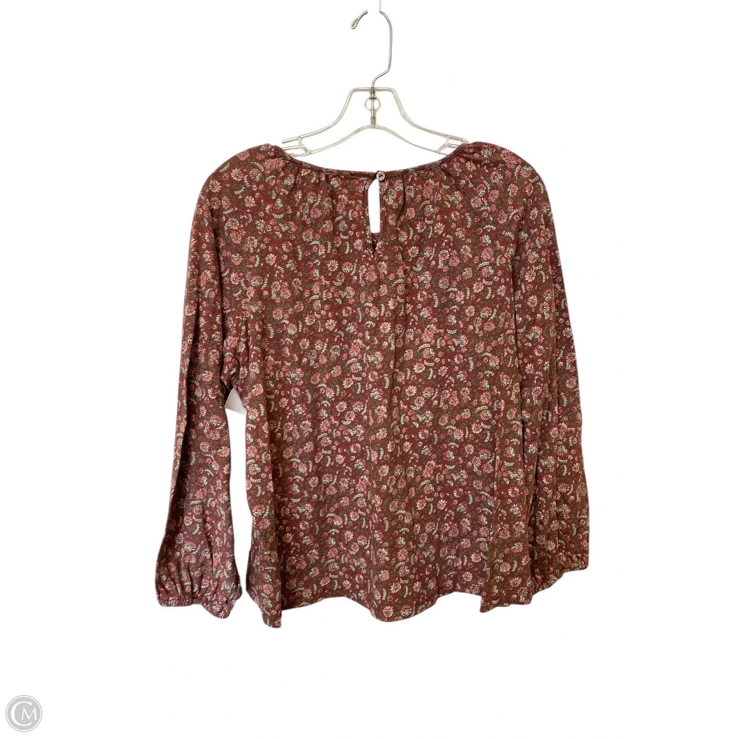 Top Long Sleeve By Lucky Brand In Pink, Size: L
