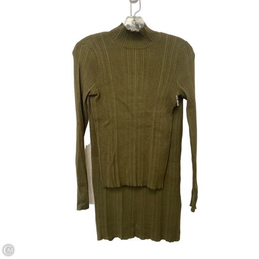 Top 2pc Long Sleeve By Vero Moda In Green, Size: S