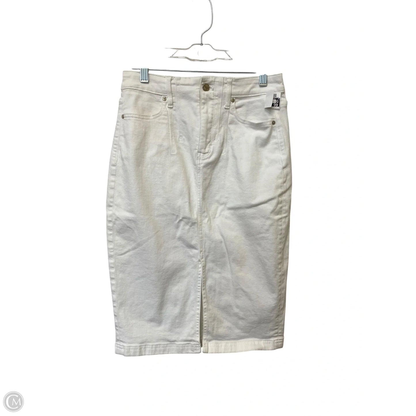 Skirt Midi By White House Black Market In White, Size: 2