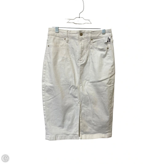 Skirt Midi By White House Black Market In White, Size: 2