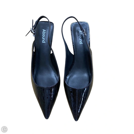 Shoes Heels Kitten By Abound In Black, Size: 9.5