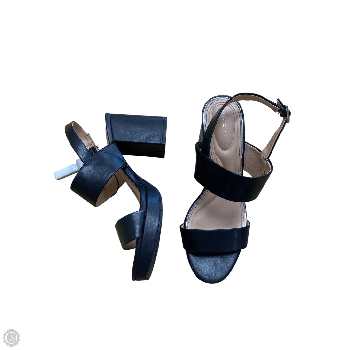 Shoes Heels Block By Kelly And Katie In Black, Size: 9.5