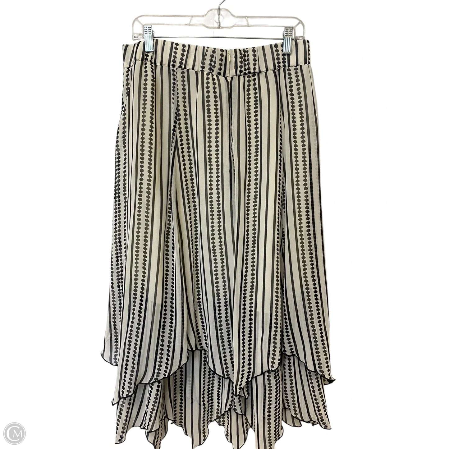 Skirt Maxi By Chicos In Black & White, Size: S