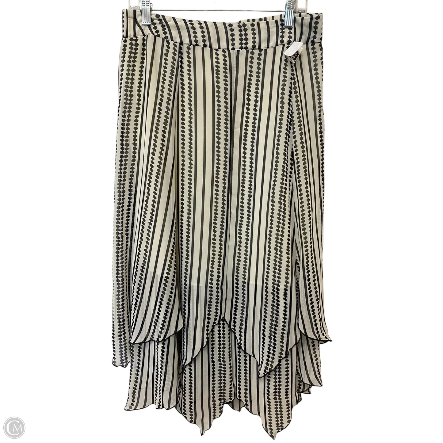 Skirt Maxi By Chicos In Black & White, Size: S